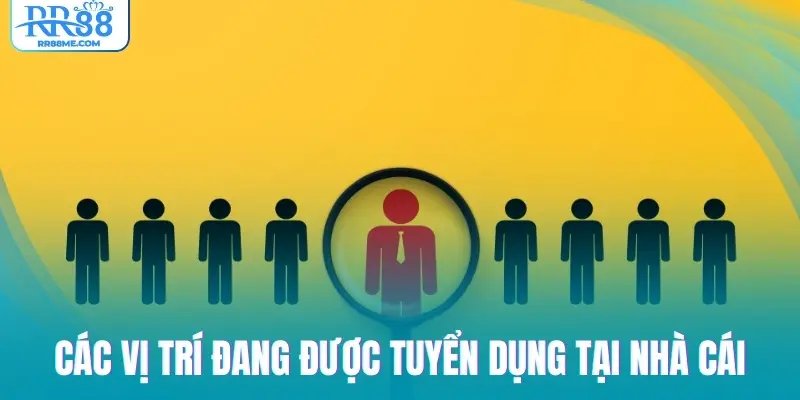 Các vị trí đang được tuyển dụng tại nhà cái